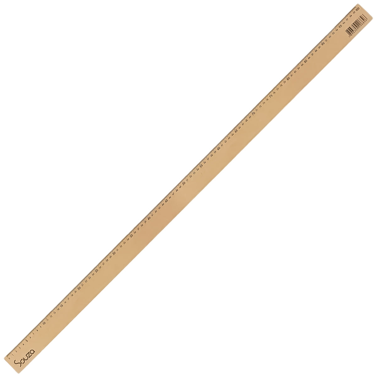 Regua de Madeira Souza Mdf 100cm sem Pegador Natural