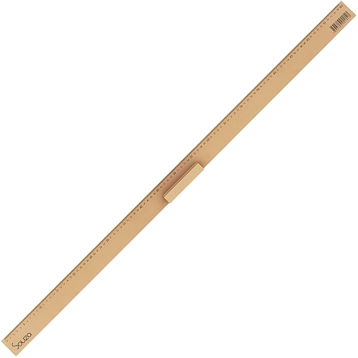 Régua de Madeira Souza Mdf 100cm com Pegador Natural