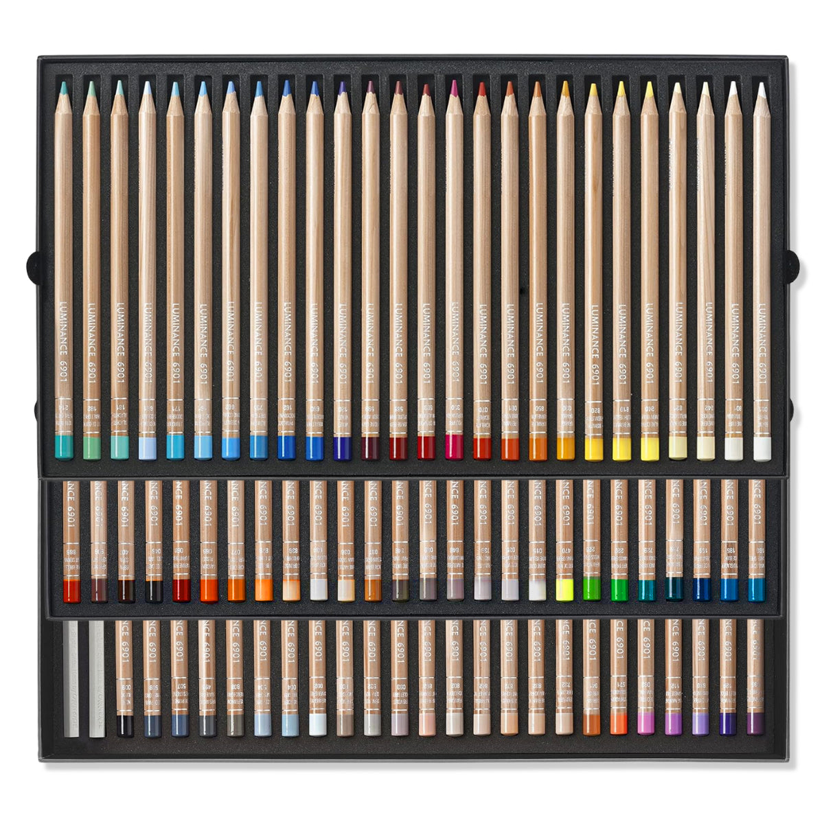Estojo Lápis de Cor Caran D'ache Luminance com 76 Cores