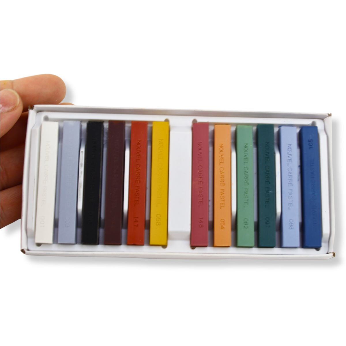 Estojo Giz Pastel Seco Artístico Colorido com 12 Cores Nct-12a - Sakura