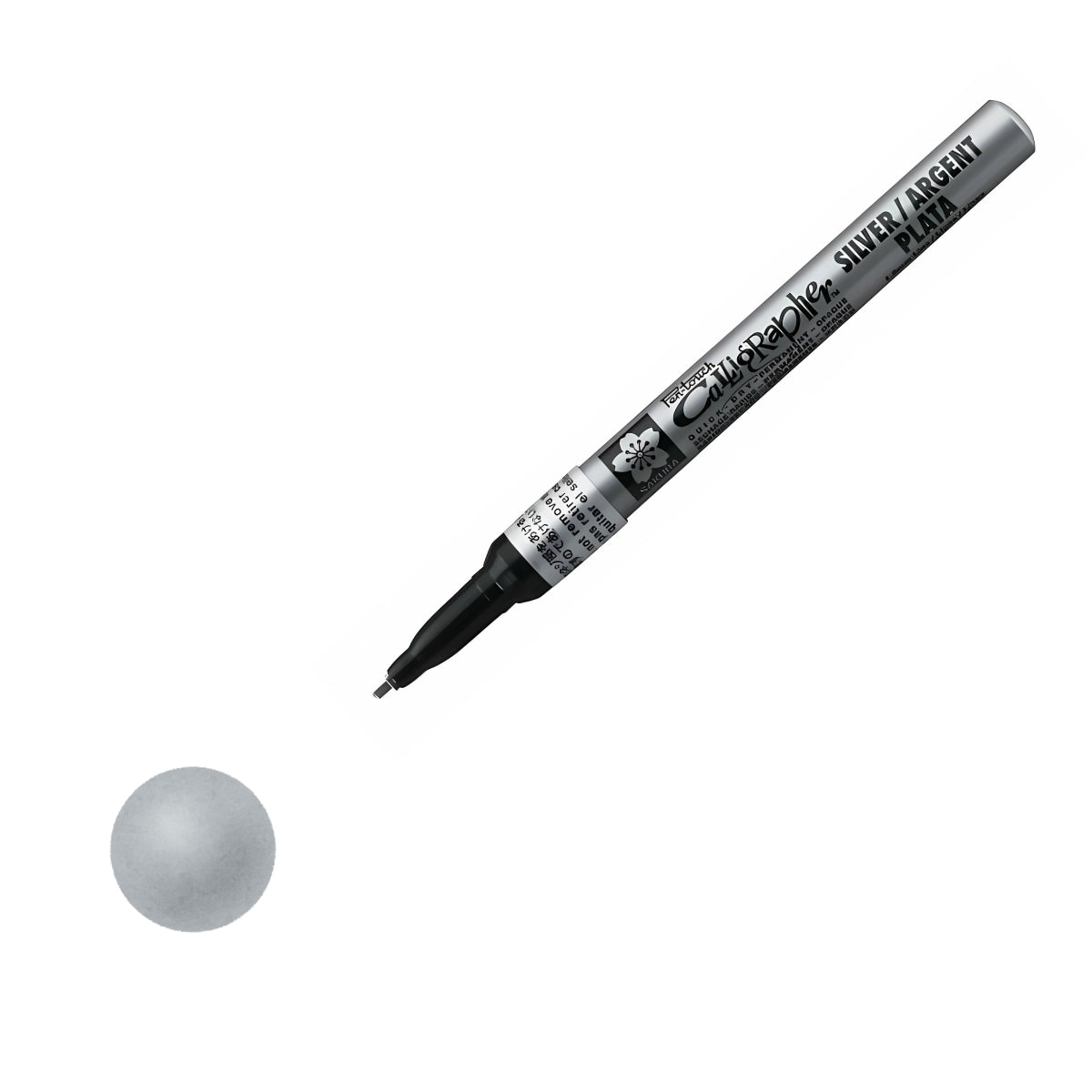 Marcador Artístico Pen-touch Calligrapher 1.80Mm - Prata Xpsk-c 53 - Sakura
