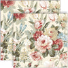 Guardanapo para Decoupage Ambiente 33x33cm com 20 Unidades - Rosas Creme 