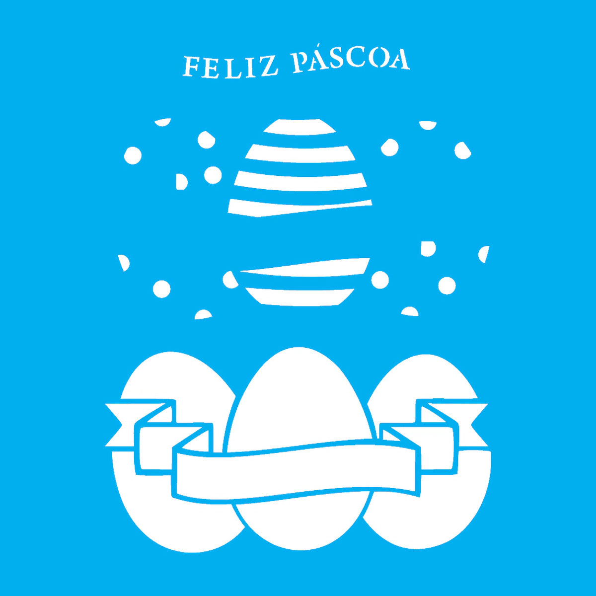 Stencil Ovos 20x25cm para Pintura Decorativa e Artesanato 1909 - Opa