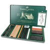 Estojo para Desenho Monocromático Pitt Grande 33 Peças Faber-castell 112977