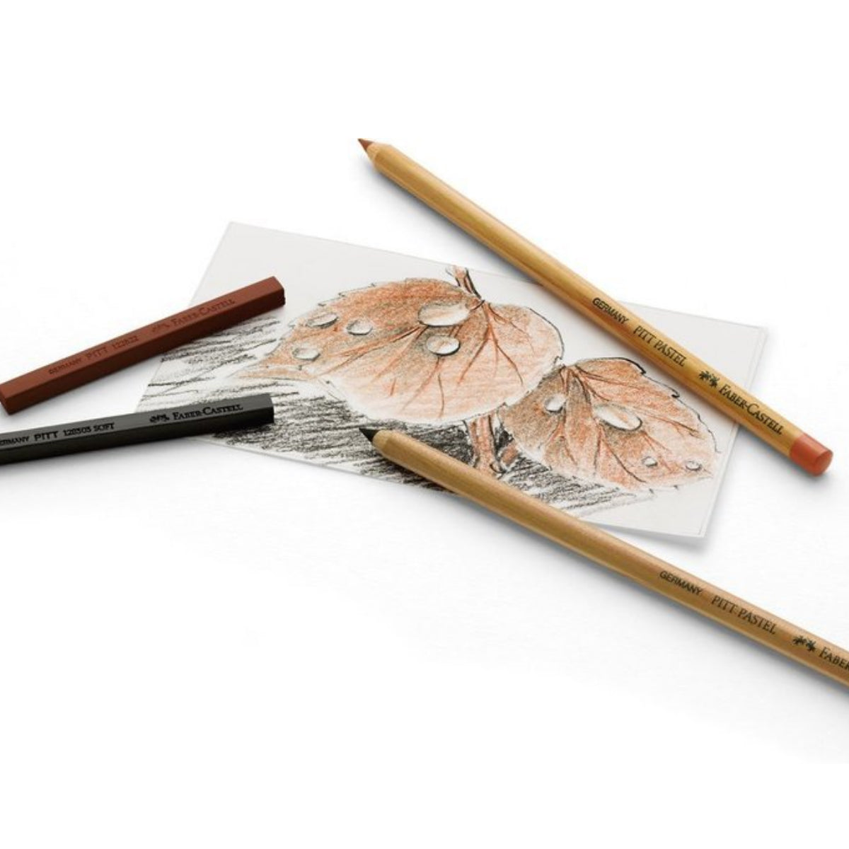 Estojo para Desenho Monocromático Pitt Grande 33 Peças Faber-castell 112977