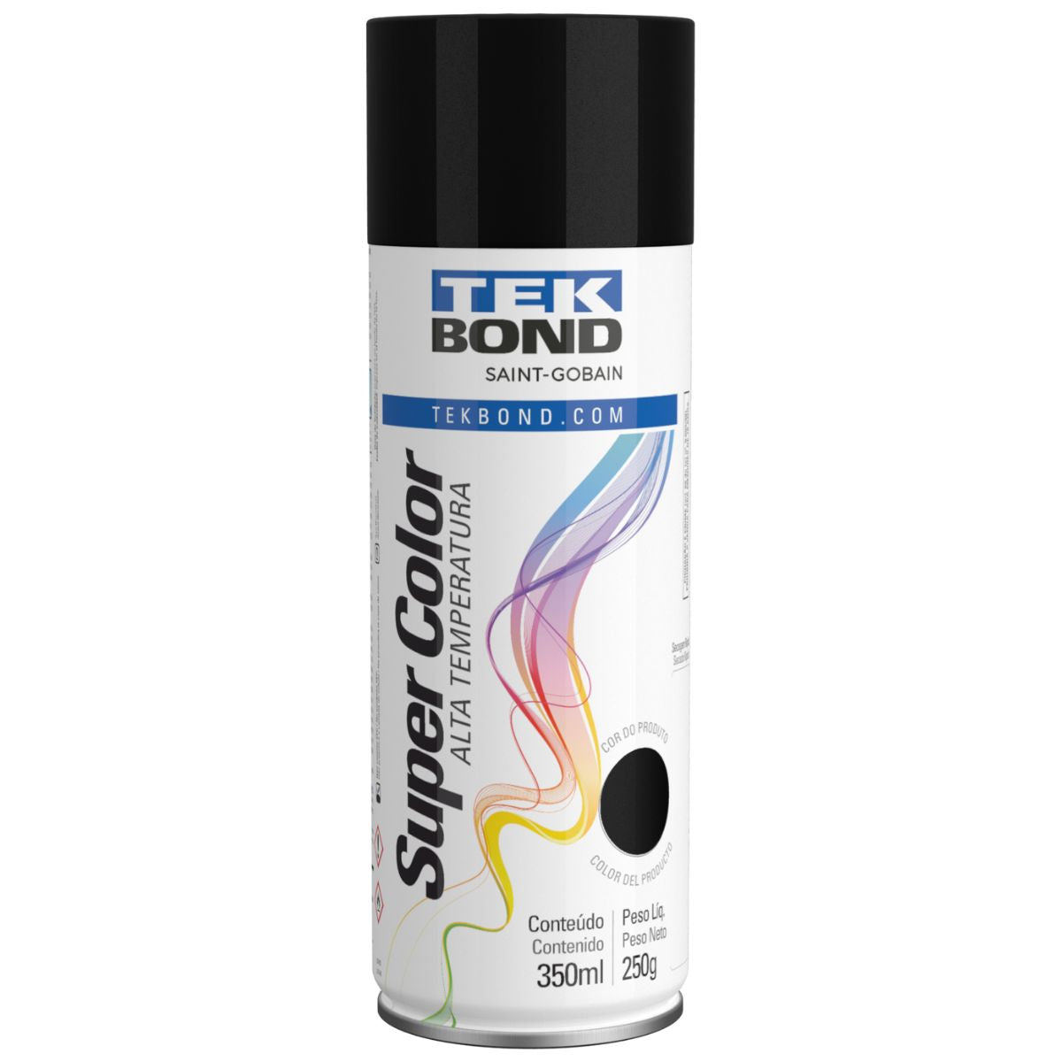 138650-spray-aerossol-tinta-super-color-tek-bond-350ml-250g-alta-temperatura-preto-fosco-540640