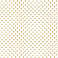 Papel para Scrapbook com Hot Stamping Flor de Lis Branco Dourado para Scrapbook e Papelaria Criativa Sh30-052 - Litoarte