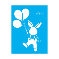 Stencil Opa 15x20cm - Coelho Balão - 1900