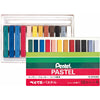 Estojo Giz Pastel Seco Pentel com 12 Cores
