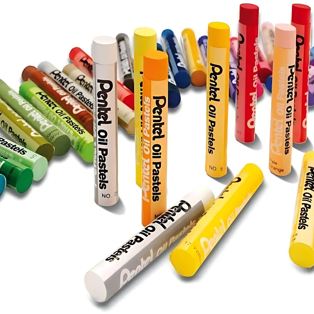 Estojo Giz Pastel Oleoso Phn Pentel com 25 Cores