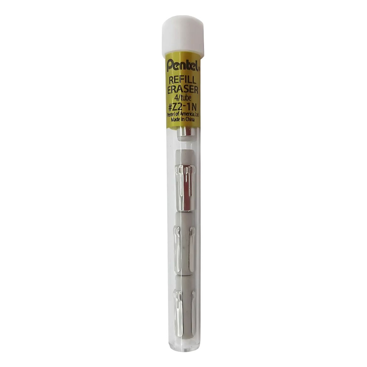 Refil Borracha para Lapiseira Pentel com 4 Unidades