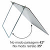 Prancheta Portátil com Prendedor Trident Fórmica Branca A3 45x34 Cm - Modelo 48-a3fas