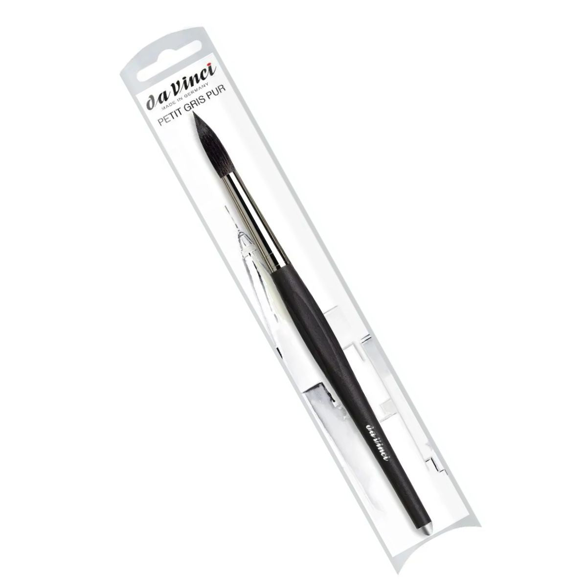 Pincel da Vinci Redondo Natural Ponteira de Metal 599-12