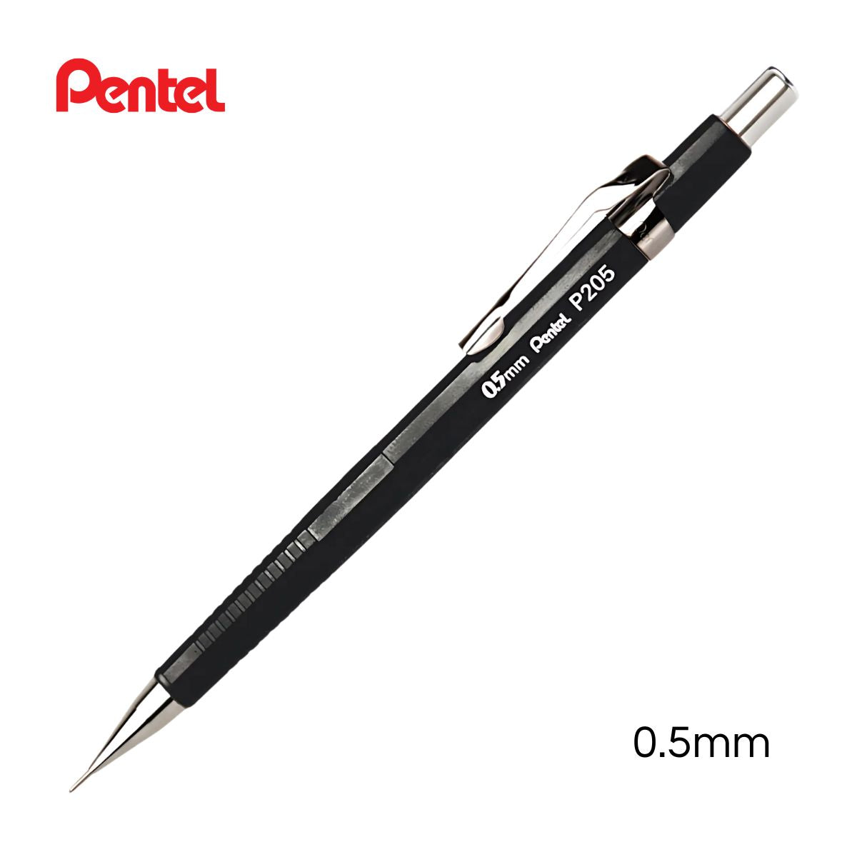 Lapiseira Sharp P200 0,5mm Preta - Pentel