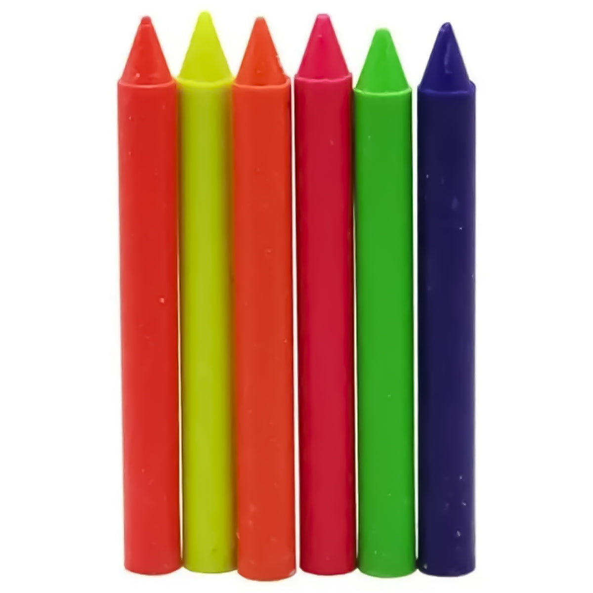 Big Giz de Cera 6 Cores 52g Fantasia Glitter Neon Acrilex - 09806