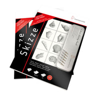 Kit 2 Blocos de Desenho Hahnemühle Skizze 96g/m² A4 100 Folhas + 6 Lápis
