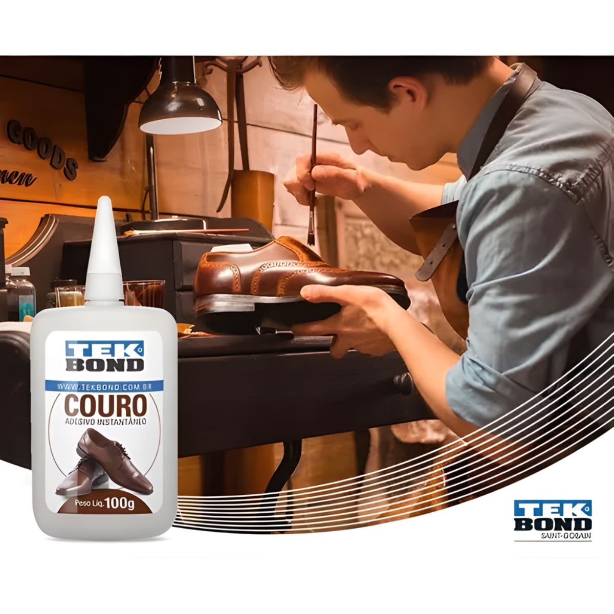 Cola Instantânea Couro e Calçados Tekbond 20g