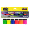 Tempera Guache Neon 06 Cores 15ml Acrilex - 01006