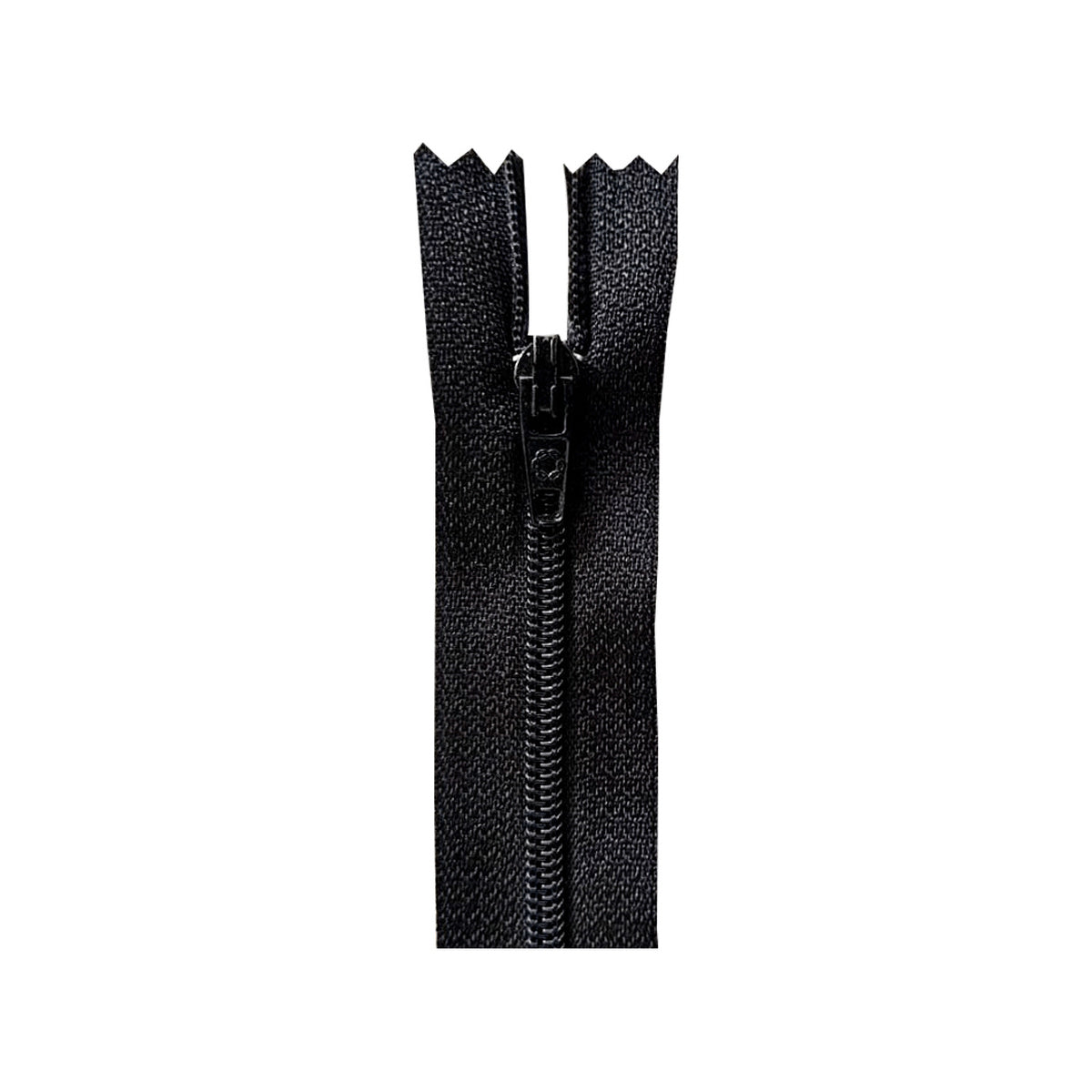Zíper Sintético Fino Costura 15cm Preto 000pt - Corrente