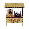 Miniatura Mdf Cru Barraca Caldo de Cana M1053 - Woodplan