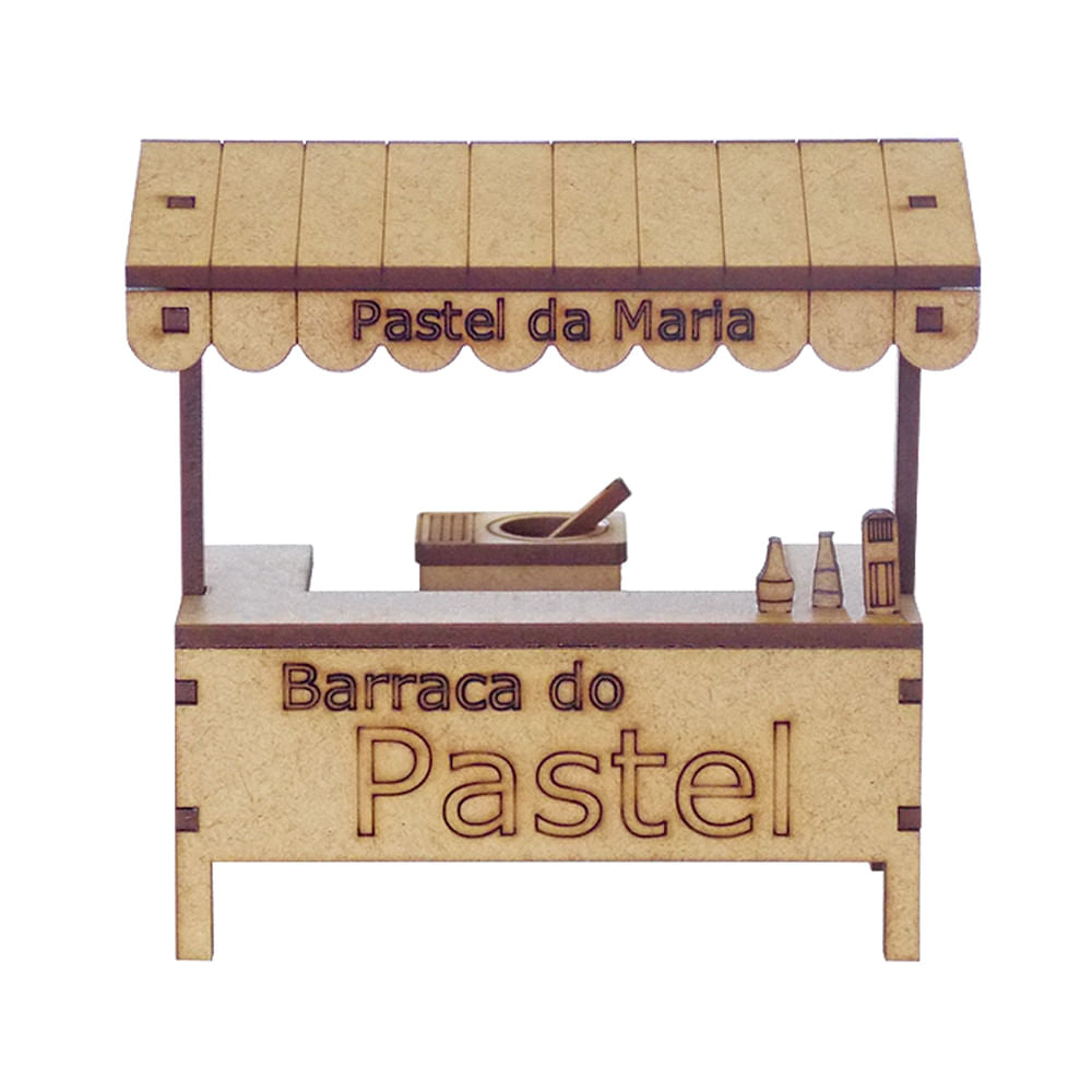 Miniatura Mdf Cru Barraca de Pastel M1051 - Woodplan