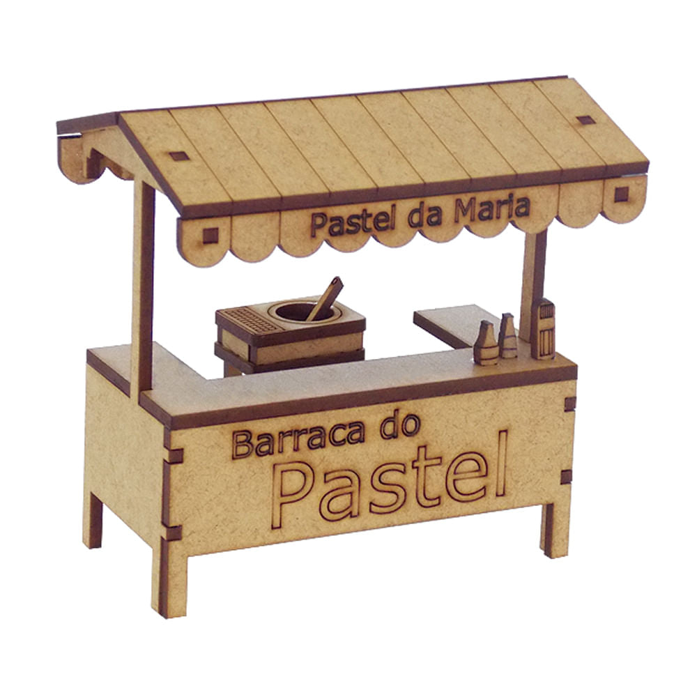 Miniatura Mdf Cru Barraca de Pastel M1051 - Woodplan