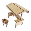 Miniatura Mdf Cru Barraca de Pastel M1051 - Woodplan