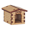 Miniatura Mdf Cru Casinha de Cachorro 4x5,5x4,5cm M1046 - Woodplan
