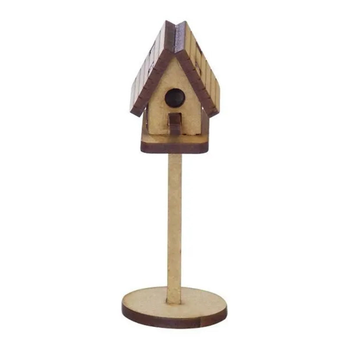 Miniatura Mdf Cru Casinha de Pássaro M1047 - Woodplan