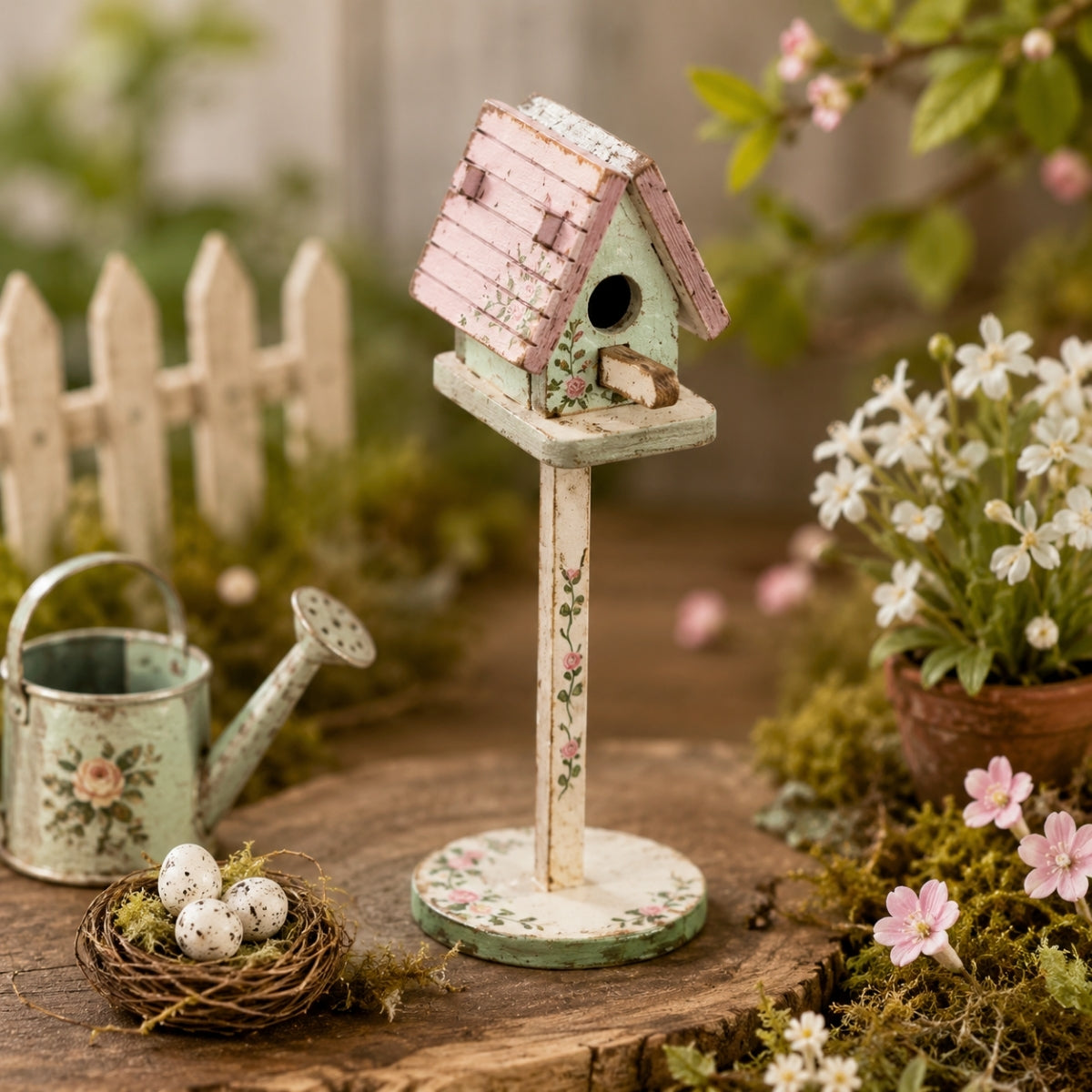 Miniatura Mdf Cru Casinha de Pássaro M1047 - Woodplan
