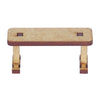 Miniatura Mdf Cru Banco Livre Fixo 2,2x1,4x4,5cm M1061 - Woodplan