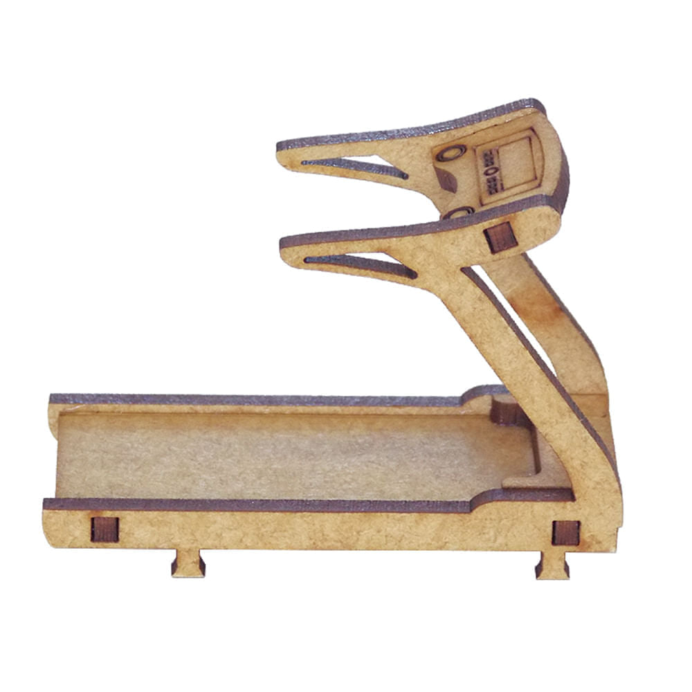 Miniatura Mdf Cru Esteira de Academia 5x3x7cm M1062 - Woodplan