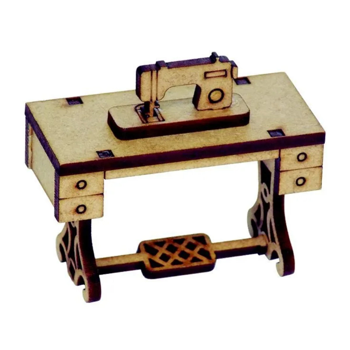 Miniatura Mdf Cru Mesa de Costura M1063 - Woodplan
