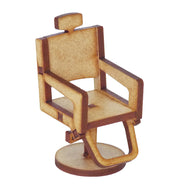Miniatura Mdf Cru Cadeira de Cabeleireiro 2,2x1,4x4,5cm M1068 - Woodplan