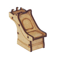 Miniatura Mdf Cru Cadeira Lavatório 6x3x7cm M1071 - Woodplan