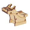 Miniatura Mdf Cru Cadeira Lavatório 6x3x7cm M1071 - Woodplan