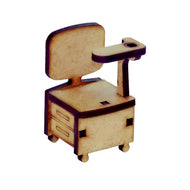 Miniatura Mdf Cru Cadeira de Manicure M1070 - Woodplan