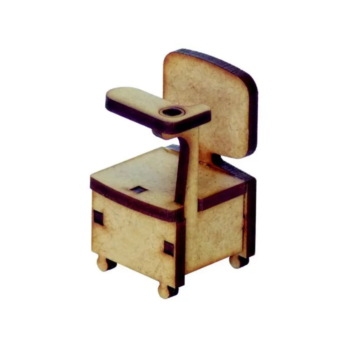 Miniatura Mdf Cru Cadeira de Manicure M1070 - Woodplan
