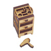 Miniatura Mdf Cru Carrinho Salão de Beleza M1069 - Woodplan