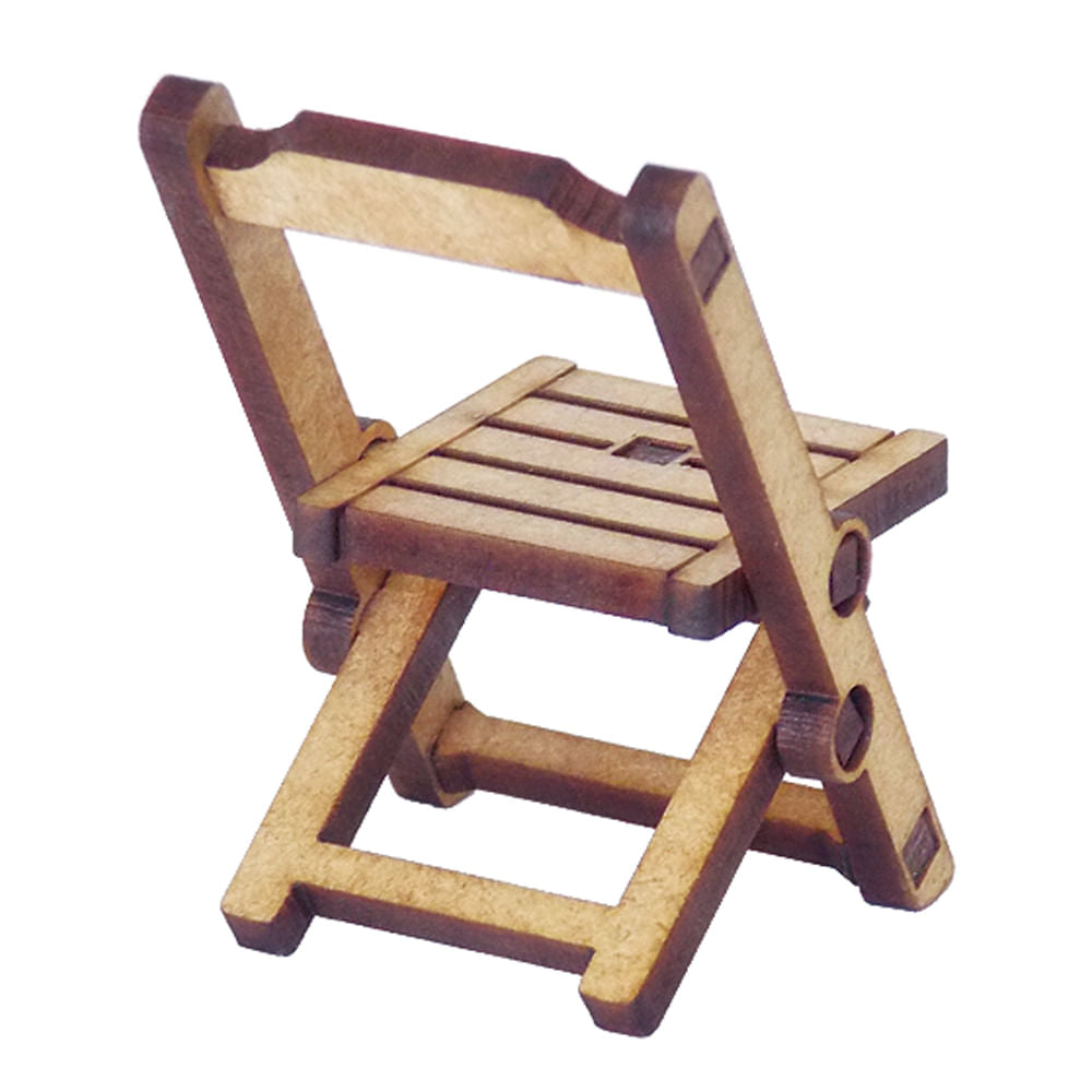 Miniatura Mdf Cru Cadeira de Bar M1077 - Woodplan