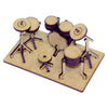 Miniatura Mdf Cru Bateria M1083 - Woodplan