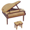 Miniatura Mdf Cru Piano de Cauda 7,5x8x7,5cm M1082 - Woodplan