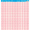 Papel para Scrapbook Estampas Basicas Xadrez Branco e Rosa 30,5x30,5cm para Scrapbook e Papelaria Criativa Sbb-007 - Litoarte