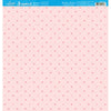 Papel para Scrapbook Estampas Basicas Corações Rosa Bebe 30,5x30,5cm para Scrapbook e Papelaria Criativa Sbb-002 - Litoarte