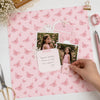 Papel para Scrapbook Estampas Basicas Borboleta Rosa Bebe 30,5x30,5cm para Scrapbook e Papelaria Criativa Sbb-001 - Litoarte