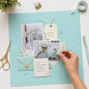 Papel para Scrapbook Estampas Basicas Folhas Fundo Verde 30,5x30,5cm para Scrapbook e Papelaria Criativa Sbb-044 - Litoarte