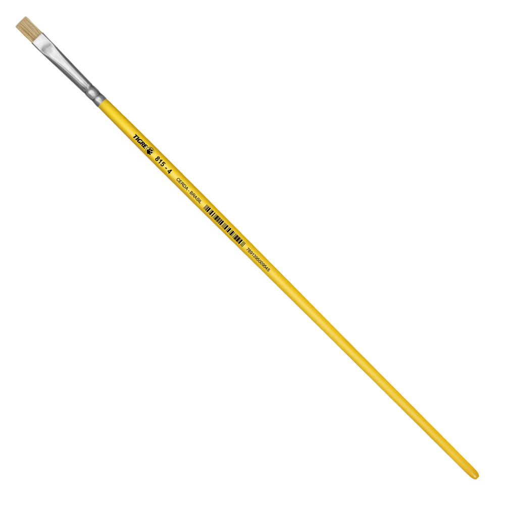 Pincel Chato Tigre 815 Artesanato