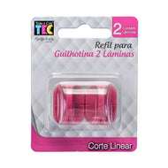 Refil Guilhotina Scrapbook com 2 Lâminas Corte - Toke e Crie