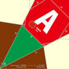 Papel Dobrável Origami 30 Folhas Alphabet 15x15cm - Alp-3015 - Miwa