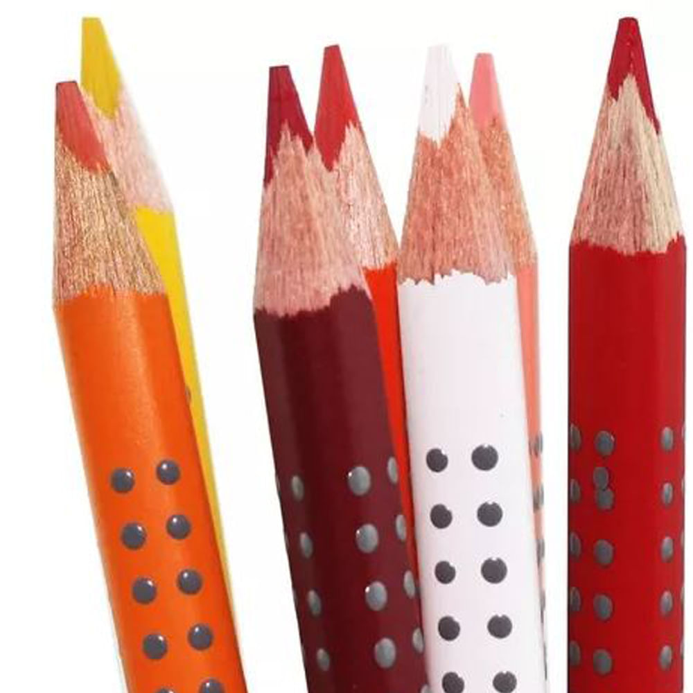 Caixa Ecolápis Grip com 24 Cores - Faber-castell 121024ltn